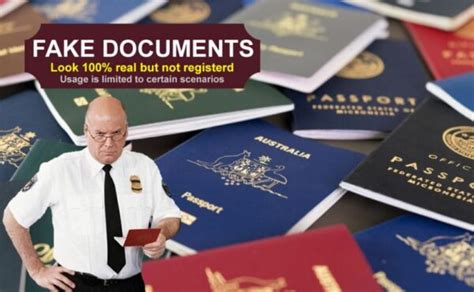 what are visible problems on fake documents
